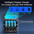 Kratax 8 Pack 3500mWh 1.5v 2.5h 1600 Rechargeable AA Lithium Batteries, high Capacity Double A li-ion Battery