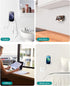 HomeMount Hands Free Wall Mount Phone Holder with Adhesive Strip for Bedroom Living Room Kitchen Compatible with All