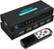 HDMI Switch SGEYR 5x1 HDMI Switcher, 5 in 1 Out Selector with IR Remote Control, 4K@30Hz Ultra HD Support