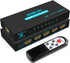 HDMI Switch SGEYR 5x1 HDMI Switcher, 5 in 1 Out Selector with IR Remote Control, 4K@30Hz Ultra HD Support