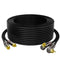 RCA Cable 20 FT, 90 Degree Right Angle 2RCA to 2RCA Stereo Audio Cable, Gold-Plated Plug, for Home Theater, Subwoofer,