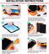 SEYMAC (A16) 11th/10th 2025/2022 (11/10.9), Case for iPad Generation Heavy Duty Full-Body Shockproof Protective Case