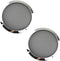 2PCS Audio Speaker Cover Mesh Grills Horn Guard with Screws for Car (10 Inch, Silver)