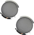 2PCS Audio Speaker Cover Mesh Grills Horn Guard with Screws for Car (10 Inch, Silver)