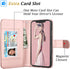Takfox 11, 11 6.1 11-Rose Wallet Case for iPhone iPhone Leather Wallet Case with ID Credit Card Holder Slots Folio Flip