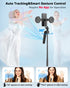 Yeaki 63Auto Vlogging Kit for iPhone/Android, Face Tracking Tripod for iPhone with Light, Wireless Microphones
