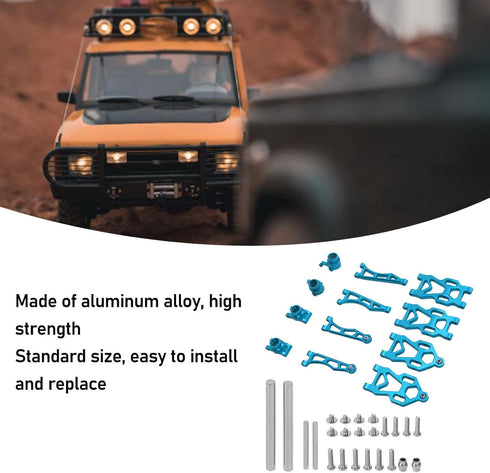 SASKATE SCY16101PRO 16102 1/16 RC Upper Lower Suspension Arms, Aluminum Alloy Swing Arm Kit, RC Upgrade Spare Parts