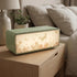 DUSVALLY Bluetooth Speaker with Fast Wireless Charger, Adjustable Night Light for Bedroom,