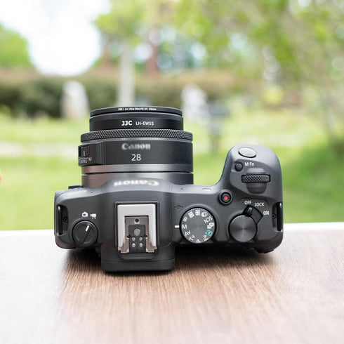 Metal Lens Hood for Canon RF 28mm f/2.8 STM Lens on Canon EOS R50 R100, Replaces Canon EW-55, Compatible with 55mm