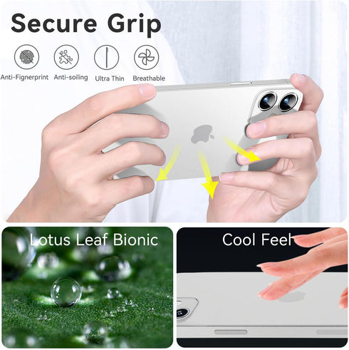 QLTYPRI Ultra Thin iPhone 12 Case 6.1" - White, Soft Silicone TPU Bumper, Shockproof, Full Camera Protection,