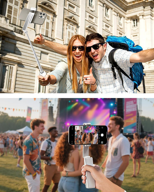 SupeDesk Selfie Stick with Wireless Remote Portable Selfie Stick for iPhone & Android, Lightweight Foldable Travel