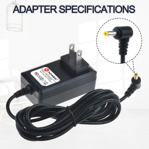 PKPOWER AC DC Adapter for Kodak Easyshare 4 MP 6 MP M380 M381 M340 M341 M420 M853 M863 M873; Power Supply for V530 V610