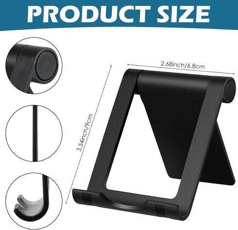 Fabbay 40 Pcs Foldable Cell Phone Stand Desk Multi Angle Tablet Stand Universal Cellphone Holder Portable Smartphone