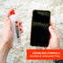 WHOOSH! Screen Cleaner Spray and Wipe - 3.4 fl oz + 1 Microfiber Cloth - Travel Size Electronic Cleaner Kit