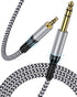 6.35mm to 3.5mm Audio Cable, Braided 1/4" TRS Male to 1/8" Male