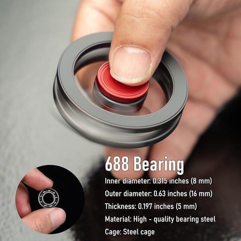 SHINEWEE 12-17/MagSafe Magnetic Phone Stand & Fidget Spinner Combo Hands-Free Holder for iPhone Cases Dual Magnetic