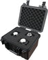 MEIJIA Portable All Weather Waterproof Camera Case with Foam, Fits Drones and Camera Equipment, 10.62 x 9.68 x 6.87