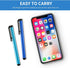 Outus 60 Pieces Stylus Pens Slim Capacitive Stylus Touch Pens for Universal Touch Screens Devices, Compatible with iPhone, iPad, Tablet (10 Colors)