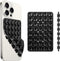 Silicone Suction Cup Phone Case Mount, Double Sided Hands-Free Strong Grip Holder for Selfies and Videos