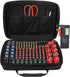 ShellKingdom Battery Organizer Storage Case with Tester, Hard Fireproof Waterproof Holder Box for 161 Batteries,