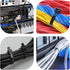 Eletoo 8 Inch (1200 Pack), 35 LBS PA66 Black Zip Ties Tensile Strength, Self-Locking Nylon UV Resistant Cable Ties