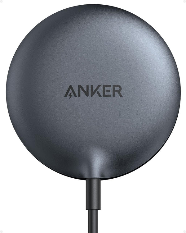 Anker MagSafe Charger Compatible, MagGo Magnetic Wireless Charger (Pad), Qi2 Certified 15W for iPhone 15/15 Plus/Pro