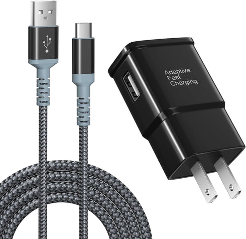 Adaptive Fast Charging Wall Charger with USB C Cable 10Ft, Excgood Fast Charger Power Adapter for Galaxy S23