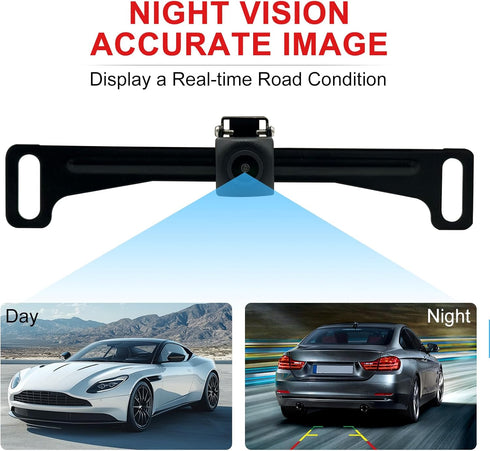VOJKOREL 03) Universal Car Rear View Camera License Plate Bracket Backup Camera License Plate Mount Rearview Cam Mount