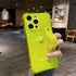 siduater Strap Holder Case for 6.1" iPhone 12 Pro, Clear Soft TPU Protective Shockproof Bumper