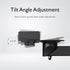 TNP Dual Bookshelf Speaker Wall Mount - 2 Pack, Adjustable, Compatible with Sony, Bose, Yamaha, Pioneer, Supports 66 lbs