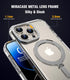 Miracase Designed for iPhone 15 Pro Case - Clear Glitter, Compatible with MagSafe, Magnetic Ring Holder, Shockproof