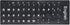 YYubao 2 PCS English Keyboard Stickers with Non-Transparent Black Background & White Letters