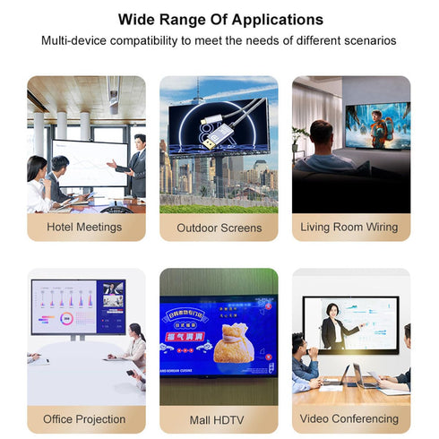 PENGLIN 2PCS HDMI Panel Mount Connector, HDMI 2.0 Female to Female Display Connector, Supports 4K Resolution for TV,