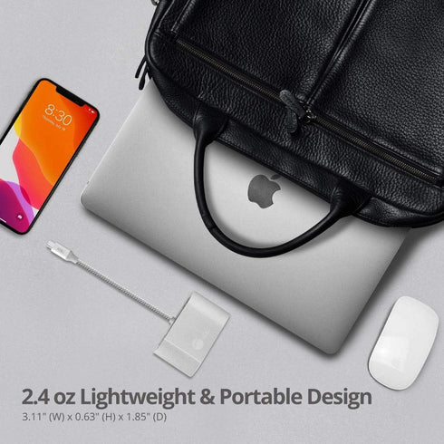 SIIG USB-C Hub with 4K 30hz HDMI, 85W Laptop Charging, 3X USB 3.1 Gen 1 Type A Ports