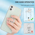 Bling Glitter Sparkly Phone Finger Rings Holder - Cute Pop Ring Stand for iPhone Case, Silver Gold Pink