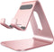 CreaDream Cell Phone Stand, Aluminum Desktop Holder Compatible with iPhone 15 14 13 12 Pro Max Plus Mini