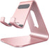 CreaDream Cell Phone Stand, Aluminum Desktop Holder Compatible with iPhone 15 14 13 12 Pro Max Plus Mini