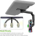 VKQTS 360 180 Sun Visor Phone Holder for Car with Swivel Design,Foldable Sunvisor Phone Holder for Car with Adjustable