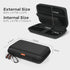 GLCON Shockproof Hard Shell Carrying Case for GPS, External Hard Drive, Power Bank, Charger, Cable, Heart Monitor, Cell
