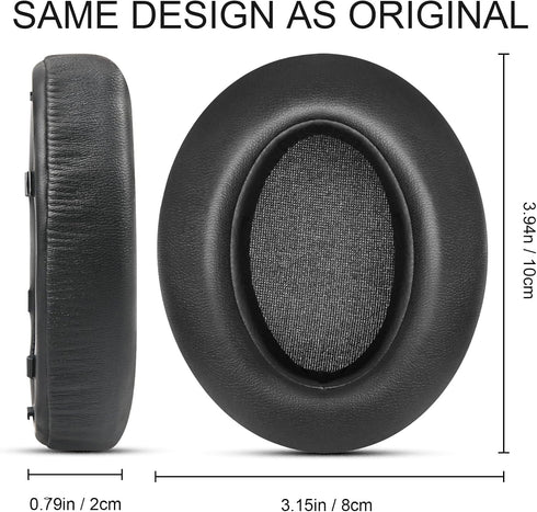 GVOEARS Replacement Earpads for Sony WH-XB910N Headphones, Premium Memory Foam, Soft and Durable Leather