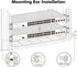 MokerLink Adjustable Rack Mount Ear for 17.3 inch Switches, Compatible with HP/HPE/ProCurve/Aruba Network Switch