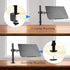 suptek Single Laptop Notebook Desk Mount with Tray for 13-27 inch Computer Screen, Adjustable Laptop Desk Arm