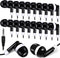 Konohan 100 Pack Bulk Earbuds for Kids | Basic Headphones in Ear for Classroom, Schools, Libraries, Laptop | Black