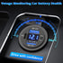Qidoe 12V USB Outlet Dual 18W Quick Charge 3.0 Port & 30W PD Car Charger Socket with Voltmeter