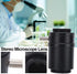 1X C Mount Adapter Lens, Alloy CTV Microscope Lens Camera Interface Adapters for Trinocular Stereo Microscope