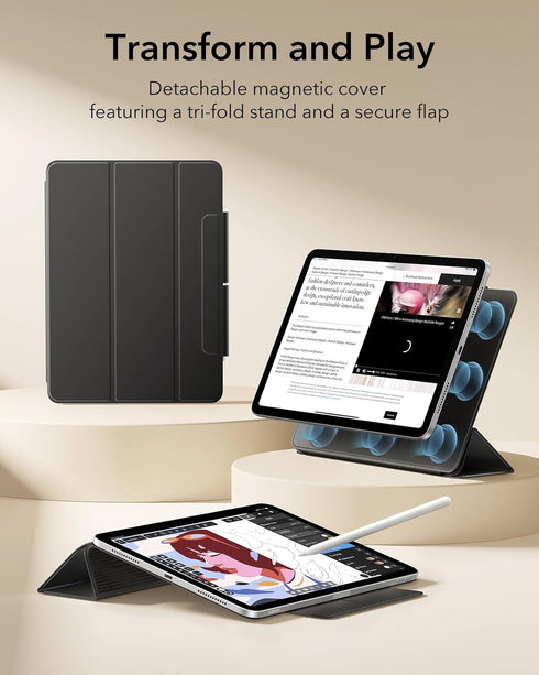 ESR 11 Inch M4/M3/M2 (2026/2025/2024), 5th/4th (2022/2020), for iPad Air Case iPad Air Gen Powerful Magnetic