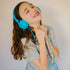 Puro Sound Labs PuroBasic Volume Limiting Wired Headphones for Kids, Foldable & Adjustable with Microphone, Compatible