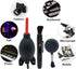 Lens Cleaning Kit, 2 Pcs Rubber Rocket Air Blower, Cleaning Pen, Blower Brush for Lens, Camera, SLR, Phone