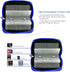 Memory Card Case, Carrying Case for Micro SD, Mini SD, and 4X CF, Card Holder Bag for Media Storage