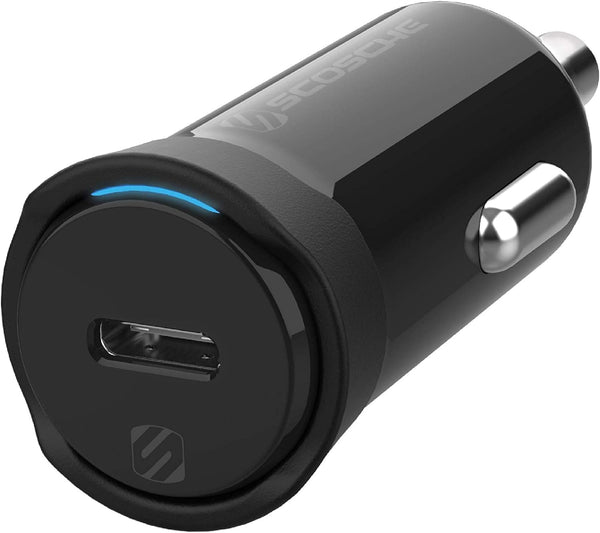 Scosche CPDC20 PowerVolt 20-Watt USB Type-C Fast Car Charger with Power Delivery 3.0 for USB-C Devices